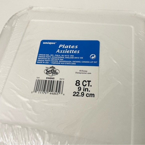 Sofia The First Birthday Party Supplies Plates Napkins Tablecover Princess - Picture 11 of 14